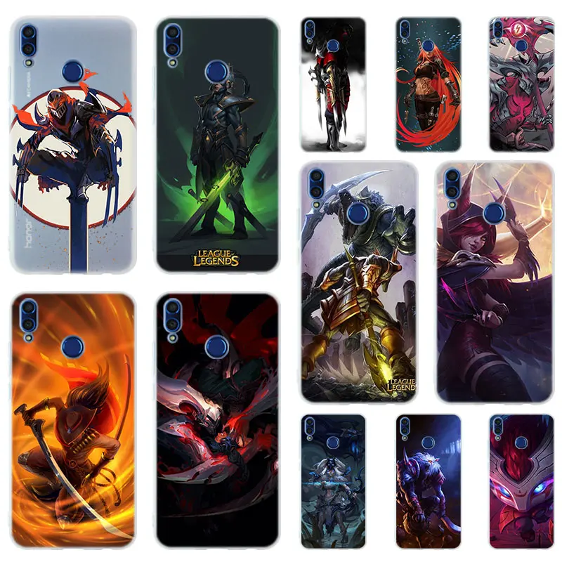 

League of Legends lol Soft Silicone Case Cover For Huawei Honor 9 10 Lite 6X 7X 8X Max Phone cases 7A 8A 8C V20 PLAY 10i