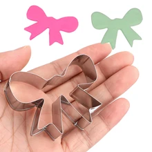 NICEYARD форма банта для приготовления печенья печенье резак инструмент для декорирования тортов Fondant(сахарная) шоколадный торт из нержавеющей стали, для выпечки прессформы