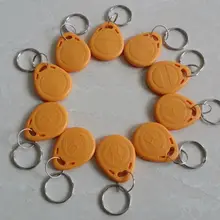 № 2; 100 шт./лот RFID карта 125 смарт-карта KHz Rfid бирка(желтый