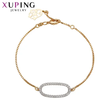 

Xuping Fashion Luxury Bracelets Popular Design Bracelets for Women Girls Jewelry Christmas Gifts 72066