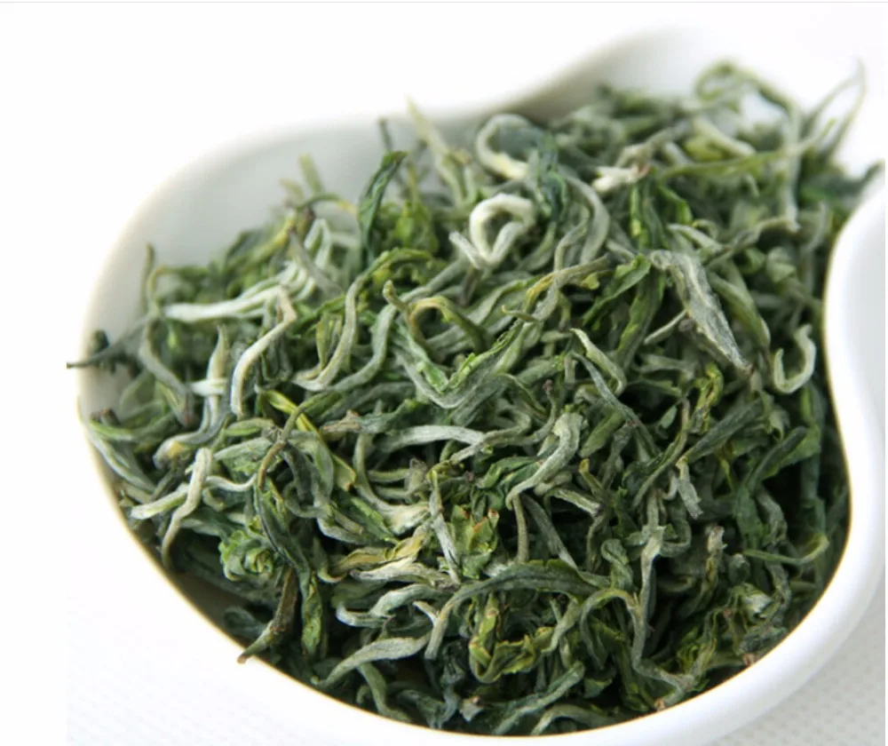 Китайский зеленый чай cui ming 250 г зеленая еда