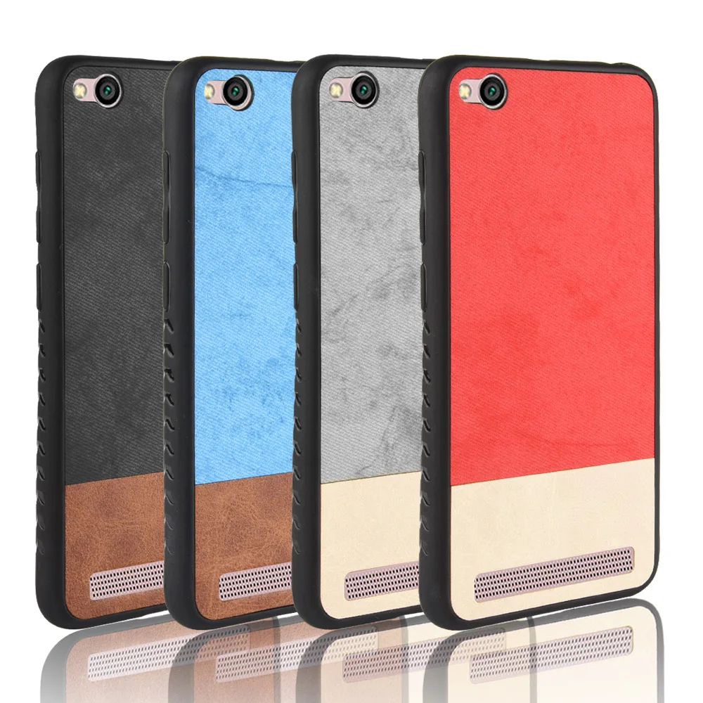 For Xiaomi Redmi 5A Case TPU Silicone Cover for 5 A cases pc+tpu phone Redmi5A back Two-tone PU Phone | Мобильные телефоны и
