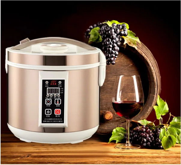 Черный чеснок ферментационная машина 2 слоя ферментированный черный чеснок ферментер 100-240 в йогурт natto красное вино