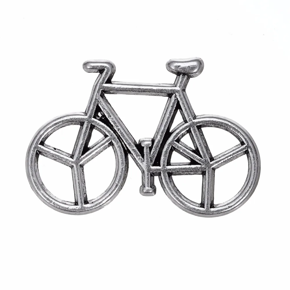 

50PCS Silver Bicycle Model Dangle Charm Sport Dangle Jewelry DIY Accessories For Bracelet&Necklace Jewelry