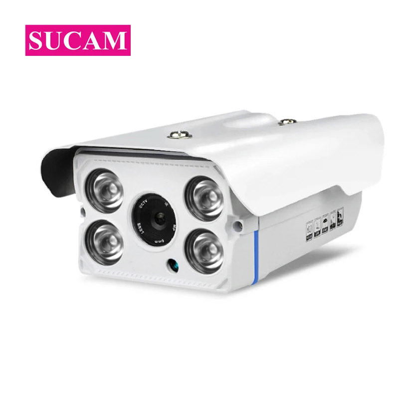 

SUCAM Outdoor AHD 4MP 1200TVL Camera Water Proof Weather Proof Bullet Better Surveillance CCTV Cameras 4 Pieces Array IR Leds