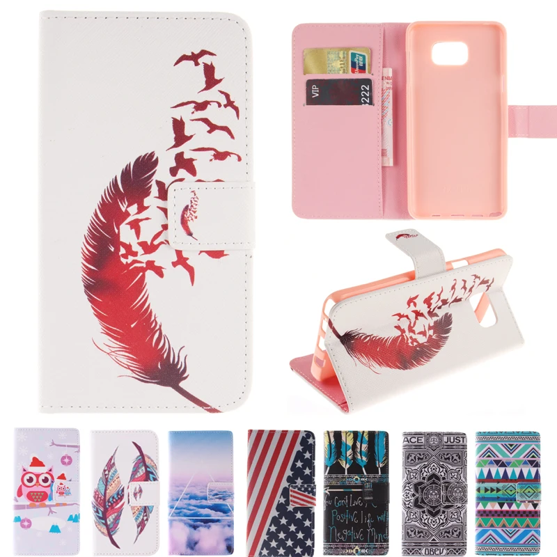 RandGrey Fashion Flores prensadas Wallet Flip PU Leather sFor Samsung Galaxy Note 5 Cell Phone Bags Case Cover |