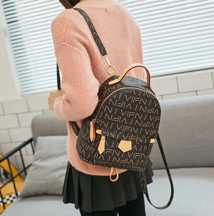 

Fashion Women Backpack High Quality Youth Leather Backpack for Teenage Girls Female School Shoulder luxury branded backpack 2019