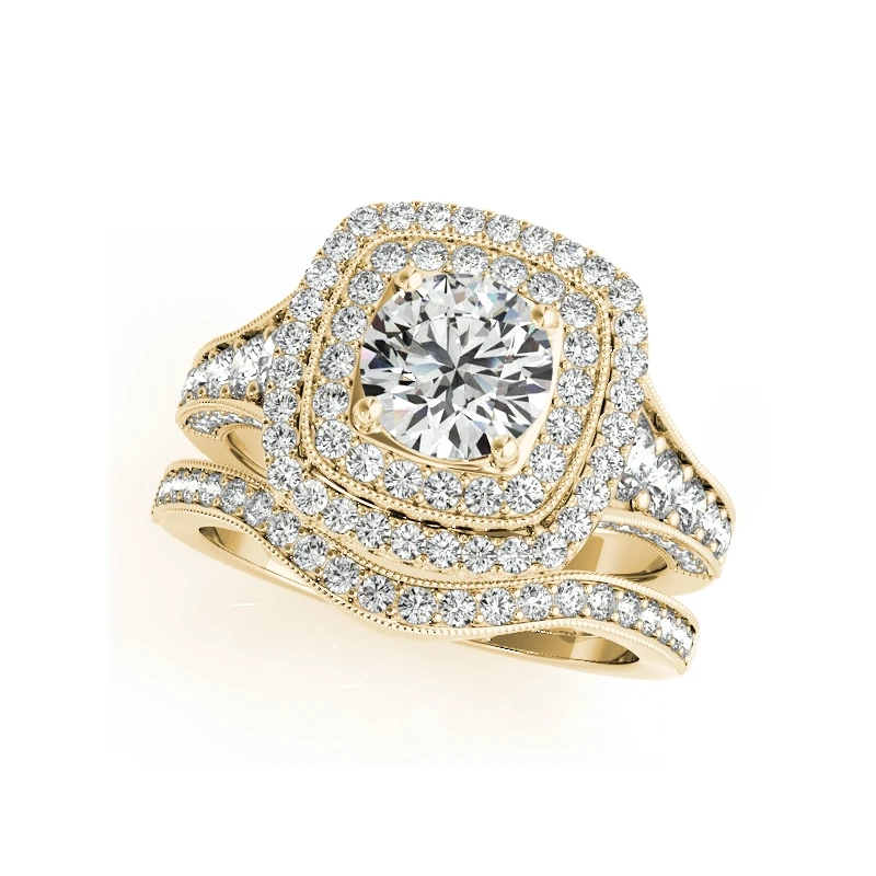 LESF 925 пробы серебро 1ct 5A кубический цирконий обручальное кольцо наборы роскошное кольцо на палец ювелирные изделия для женщин