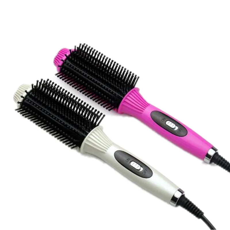 Two-In-One Hair Curler Anti-scald Flat Irons Straightening Brush&Curling Tool Multifunctional Electric Hair Straightener Comb Two-In-One Hair Curler Anti-scald Flat Irons Straightening Brush&Curling Tool Multifunctional Electric Hair Straightener Comb