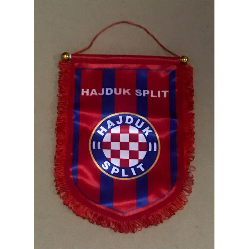 

Flag of Croatia HNK Hajduk Split 30cm*20cm Size Double Sides Christmas decorations Hanging Flag Banner Gifts