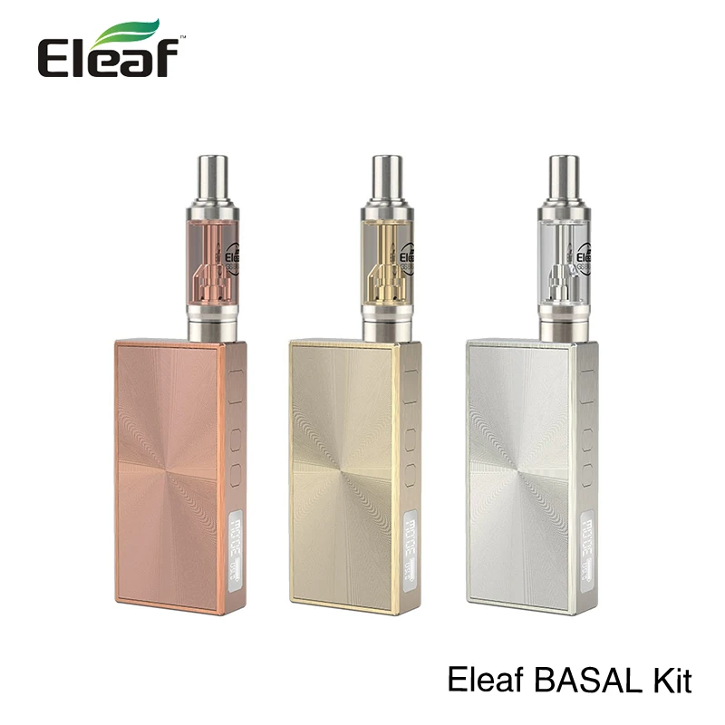 

Hot Sale Original Eleaf BASAL with GS BASAL VV Kit Built-in 1500mAh Battery E-cigarette VS istick pico EFOS Hot not burn