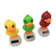 Wholesale Menari Bebek Animasi China Mobil Decor Lucu Solar Powered