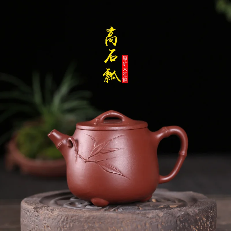 teapots directly. The original mine Dahongpao Gaoshihu pure handmade teapots are customized and wholesaled one by one. teapots directly. The original mine Dahongpao Gaoshihu pure handmade teapots are customized and wholesaled one by one.