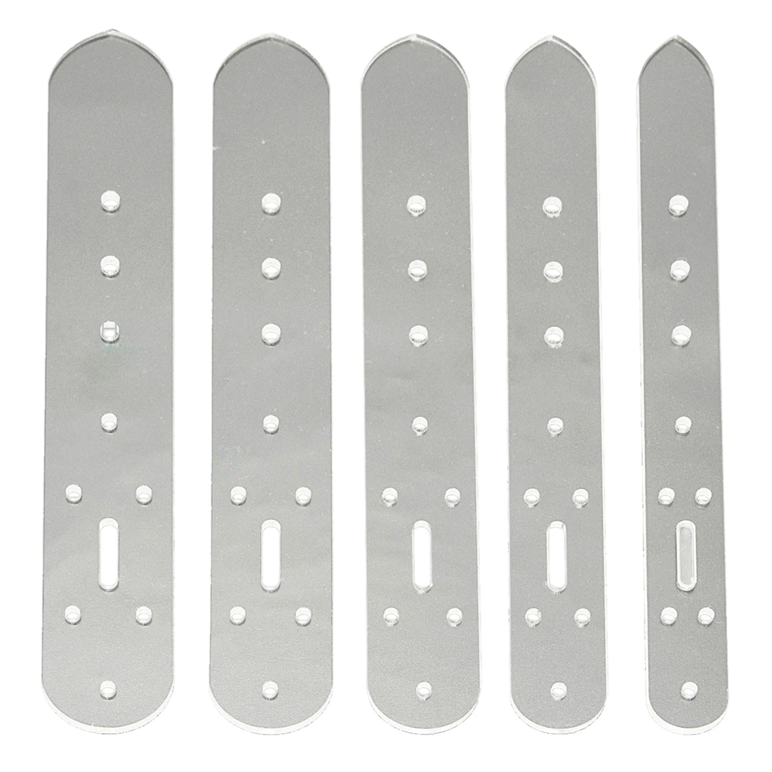 

LHBL 5Pcs Set Acrylic Leather Belt Buckle Head End Templates Stencil Tool