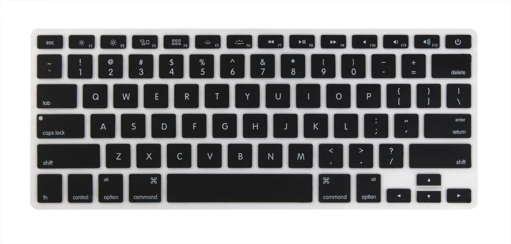 Английский США клавиша Enter Обложка для Mid 2009-середины MacBook Pro 13 15 дюймов retina/CD Встроенная память A1502 A1425 A1278 A1398 A1286 - Цвет: Черный