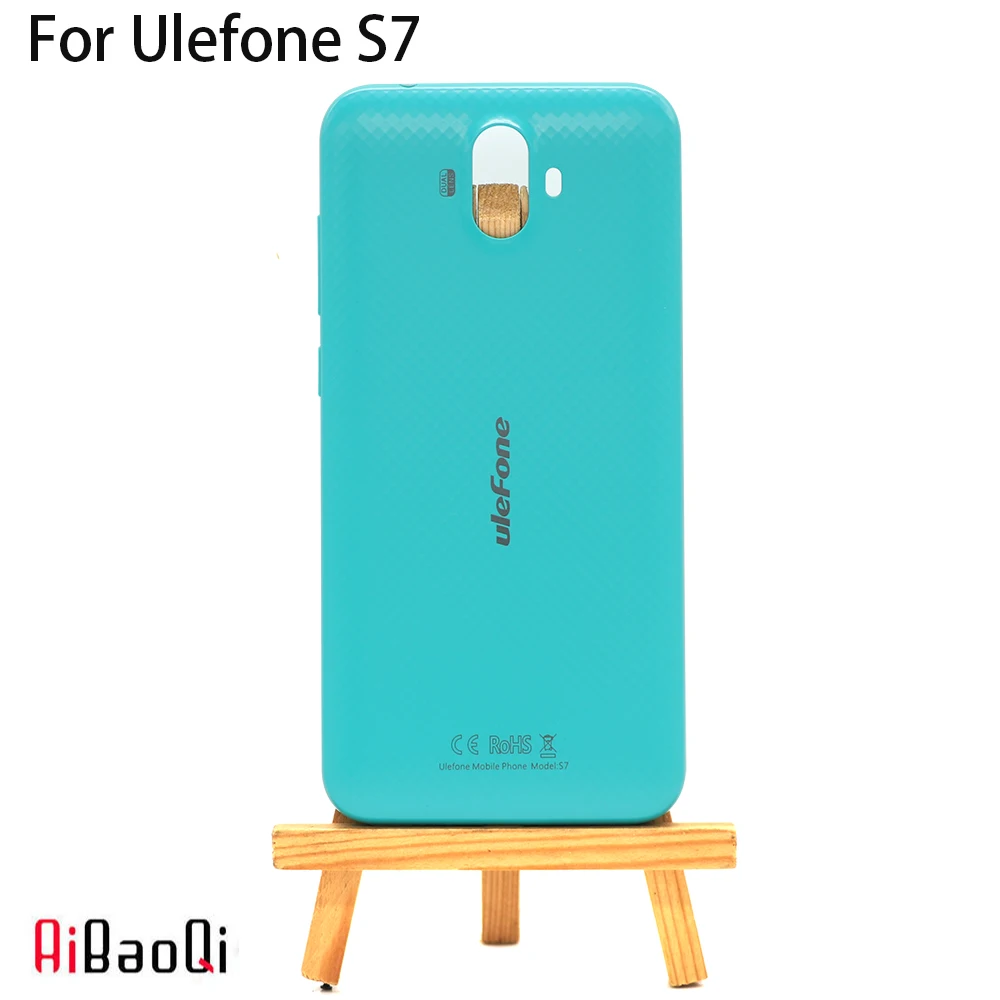 Aibaoqi чехол-накладка Ulefone S7 Батарея чехол Защитный Батарея чехол на заднюю панель для 5,0 дюйма Ulefone S7 Pro Чехол для телефона+ 3 М клей