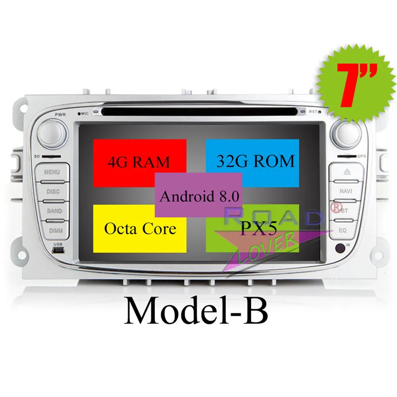 Excellent TOPNAVI New 4G+32GB Android 8.0 Octa Core Car DVD Player For Ford Focus Mondeo Stereo GPS Navigation Head Unit Auto Radio MP3 BT 8