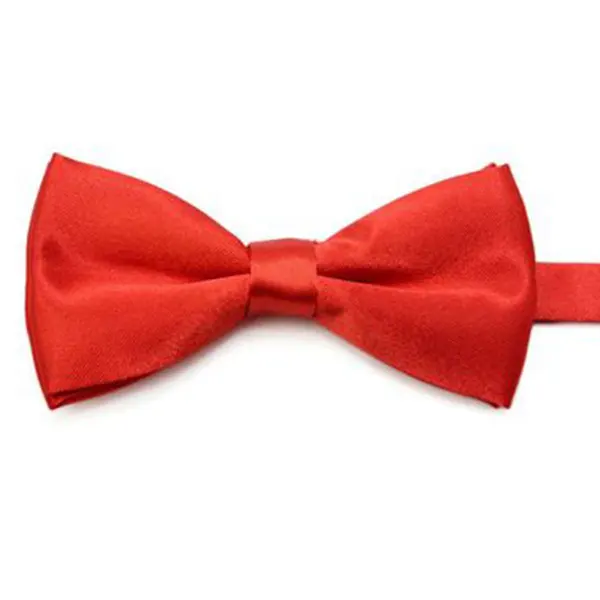 Necktie Children Kids Boys Toddler Solid Bowtie Pre-Tied Wedding Bow Tie Fashion
