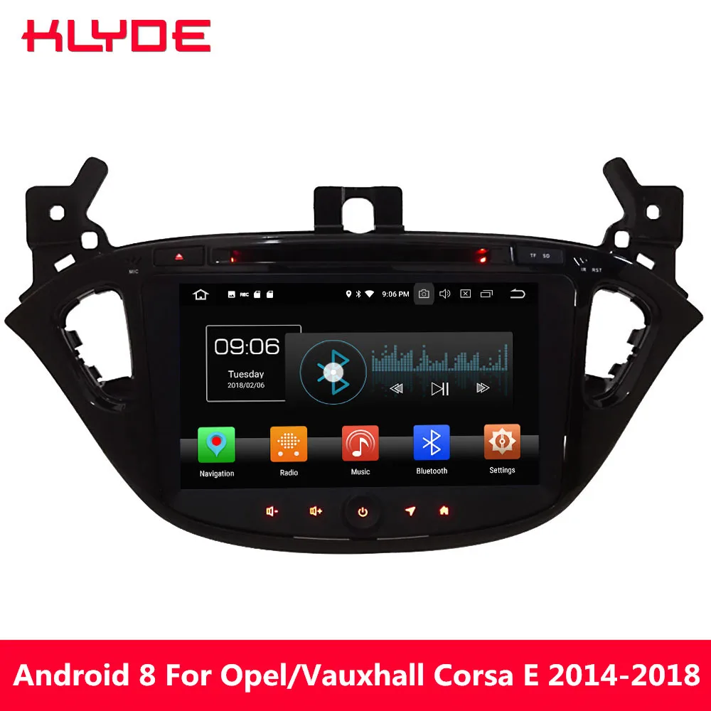 

KLYDE 8" 4G WIFI Android 8.0 Octa Core PX5 4GB RAM 32GB ROM Car DVD Multimedia Player Radio For Opel/Vauxhal Corsa E 2014-2018