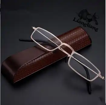 2017 High quality titanium alloy slim Reading Glasses Men anti fatigue Eye glasses oculos de grau Women gafas de lectura