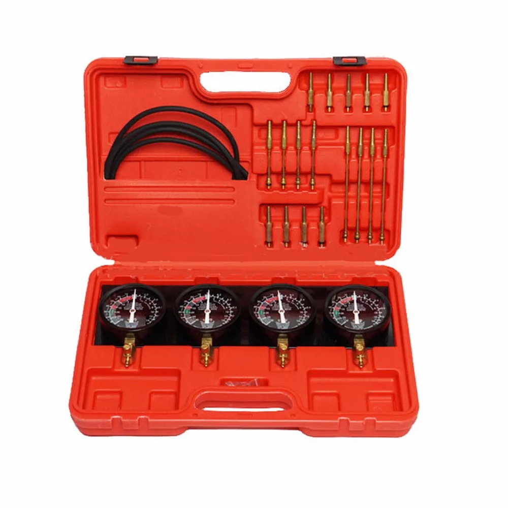 Universal Motorcycle Vacuum Carburetor Synchronizer Adjustment Tool Kit