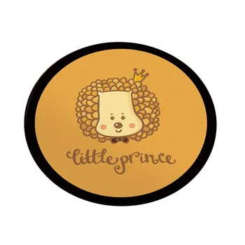 

Round Bedroom Carpet Floor Mat Children's Room Bedside Baby Climbing Mat 1.24