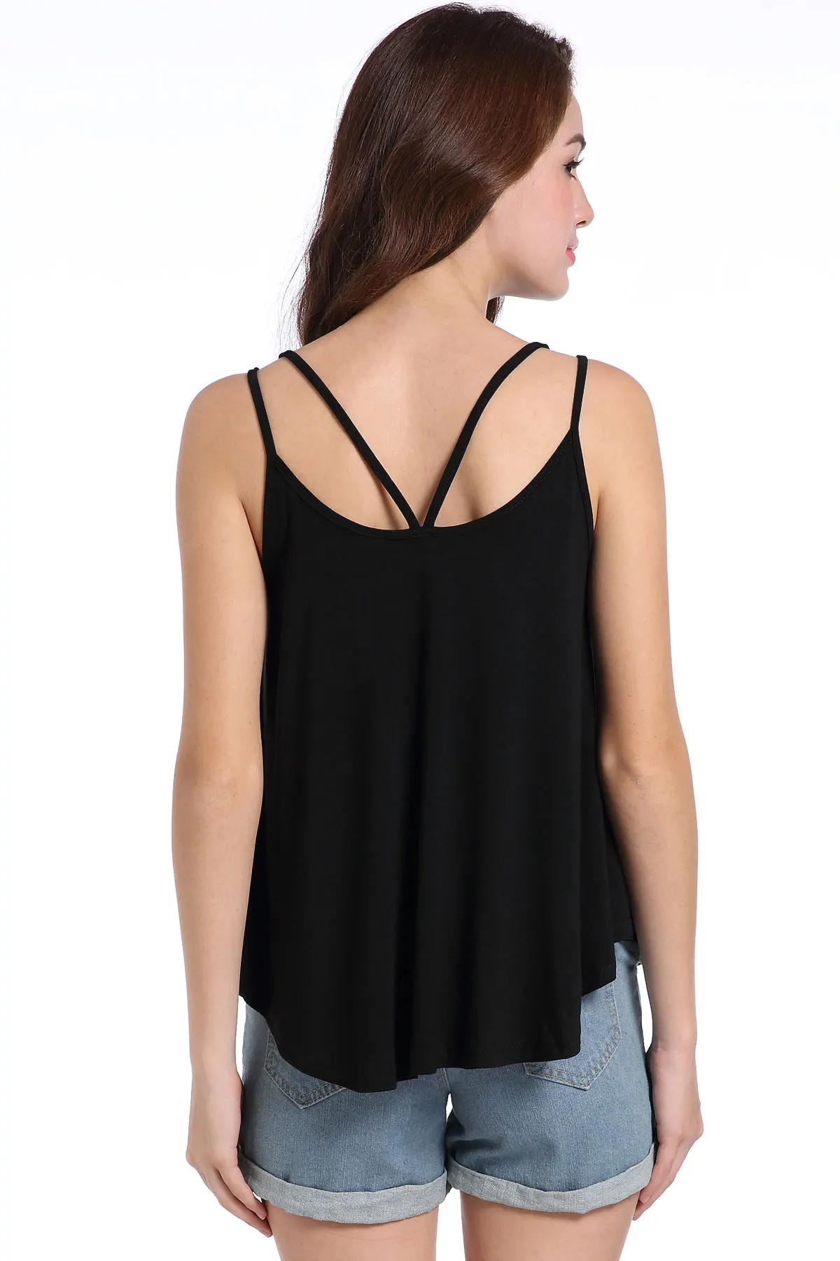 women strapless vest tops t shirt 064a (5)