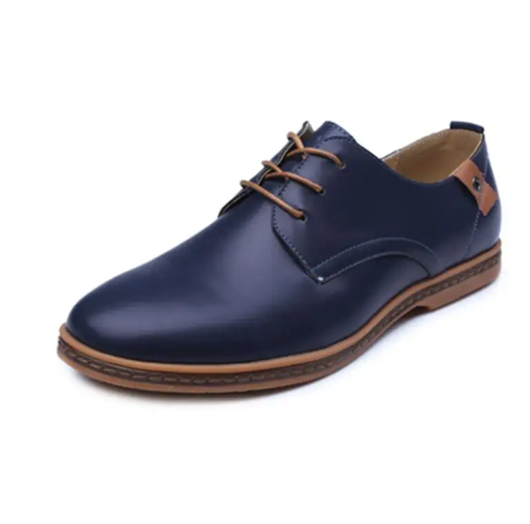 Бренд года; сезон весна; большие размеры 38-48; Замшевые мужские туфли; оксфорды; Повседневные Классические мужские кроссовки; удобная обувь - Цвет: blue