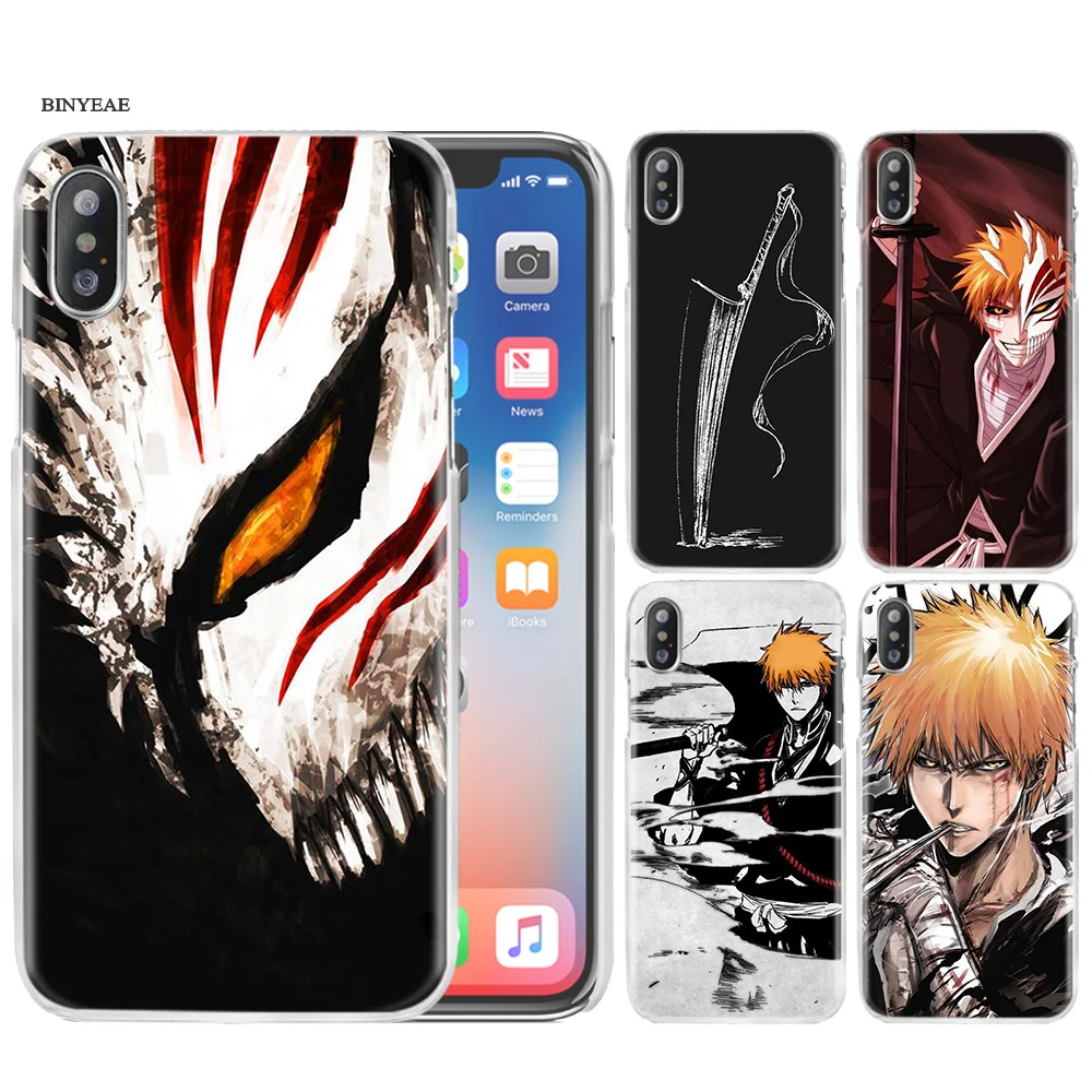

Anime Bleach Hard PC Plastic Phone Case Cover Shell Clear for iPhone XS Max XR 7 8 6 6s Plus X 5 5s SE 5C 4 4S Fundas Coque Capa