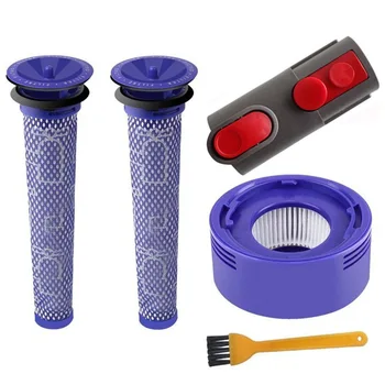 

Hot Pre Motor Washable Hepa Filter & Back Post Hepa Filter & Adapter For Dyson V7 V8 Vacuum Cleaner Parts