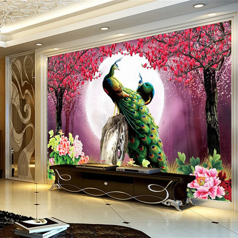 custom 3d photo wallpaper pavao lua flores 02