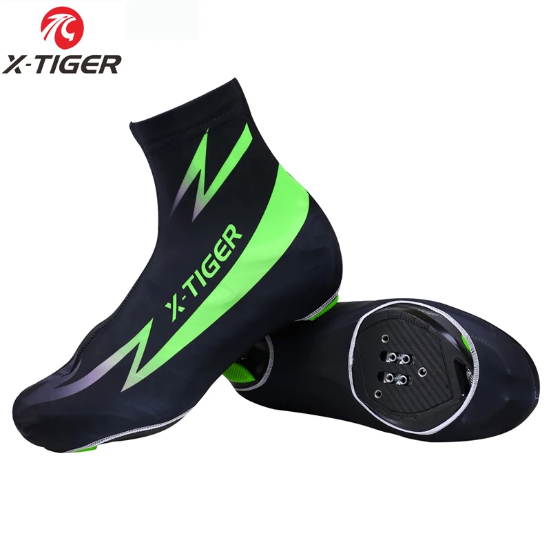 Bicycle Windproof Overshoes Shoe Covers Bike Cycling Zippered Sportwear 3 