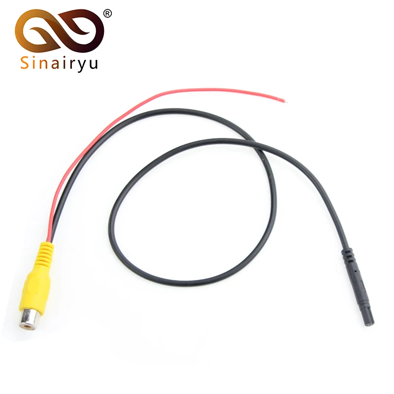 

Sinairyu 4 Pin Plug to RCA Plug Conversion Line Only Support NTSC System Only FOR Sinairyu DVR Mirror Monitors