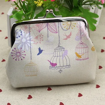 

Women Mini Owl Bird Flower Wallet Card Holder Case Coin Purse Clutch Handbag Bag