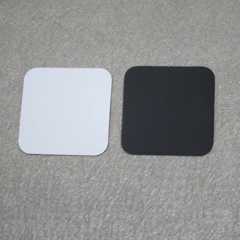 

Hot sale magnet back sublimation blank white fridge sticker 100pcs for Mixed shape