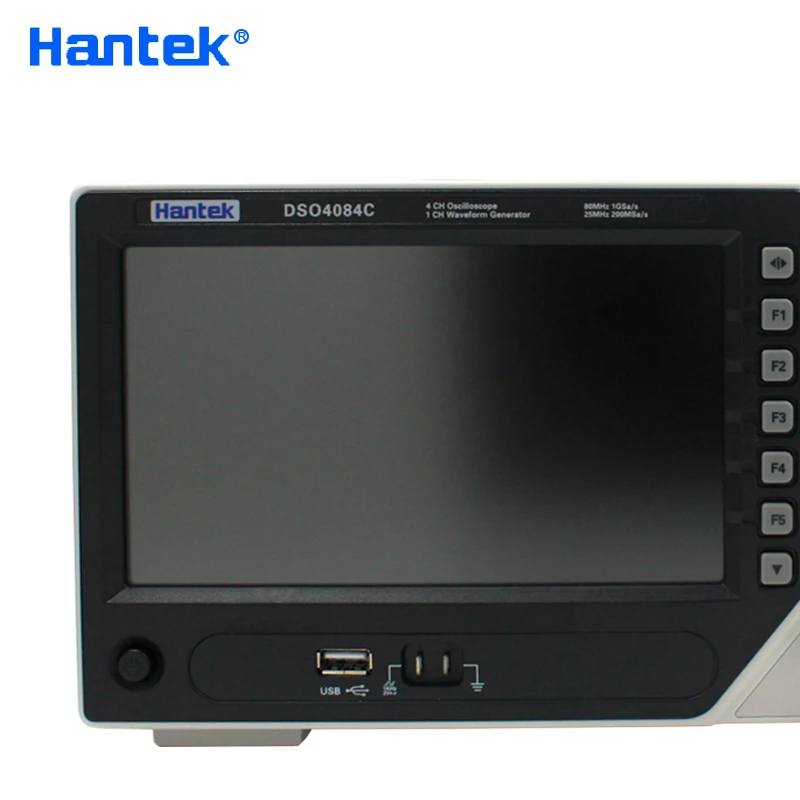 Hantek официальный DSO4084C цифровой осциллограф 80 МГц 4 канала USB PC Osciloscopio+ 1 каналы arbatitary/генератор функций