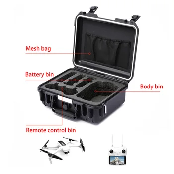 

HOBBYINRC Drone Bag for Hubsan Zino 4K Waterproof Carrying Case Anti-explosion Storage Bag for Folding Drone - H117S