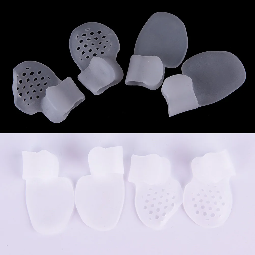 2pcs/pair Foot Care Silicone Little Toe Separator Orthopedic Supplies Hallux Valgus Corrector Bone Bunion Orthotics Massage