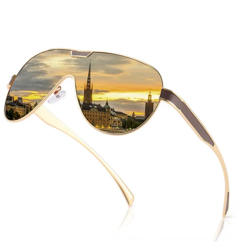 

Business Men Polarized Sunglasses Frame Classic Design Branded Alloy UV400 Goggle Outdoor Driving Sunglasses Eyewear Oculos