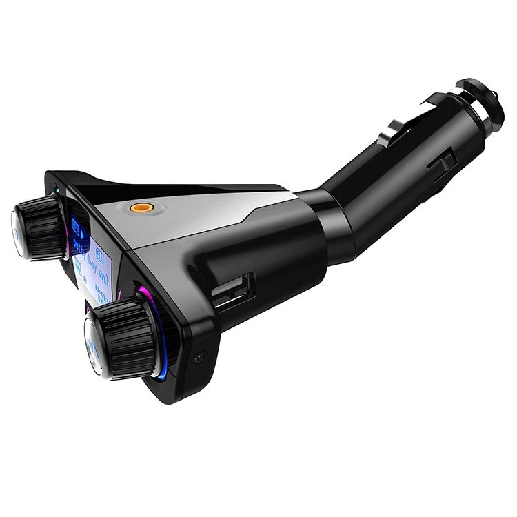 Беспроводной Bluetooth FM передатчик Aux модулятор Автомобильный комплект аудио MP3 плеер с двойным USB зарядным устройством автомобильный Авторадио