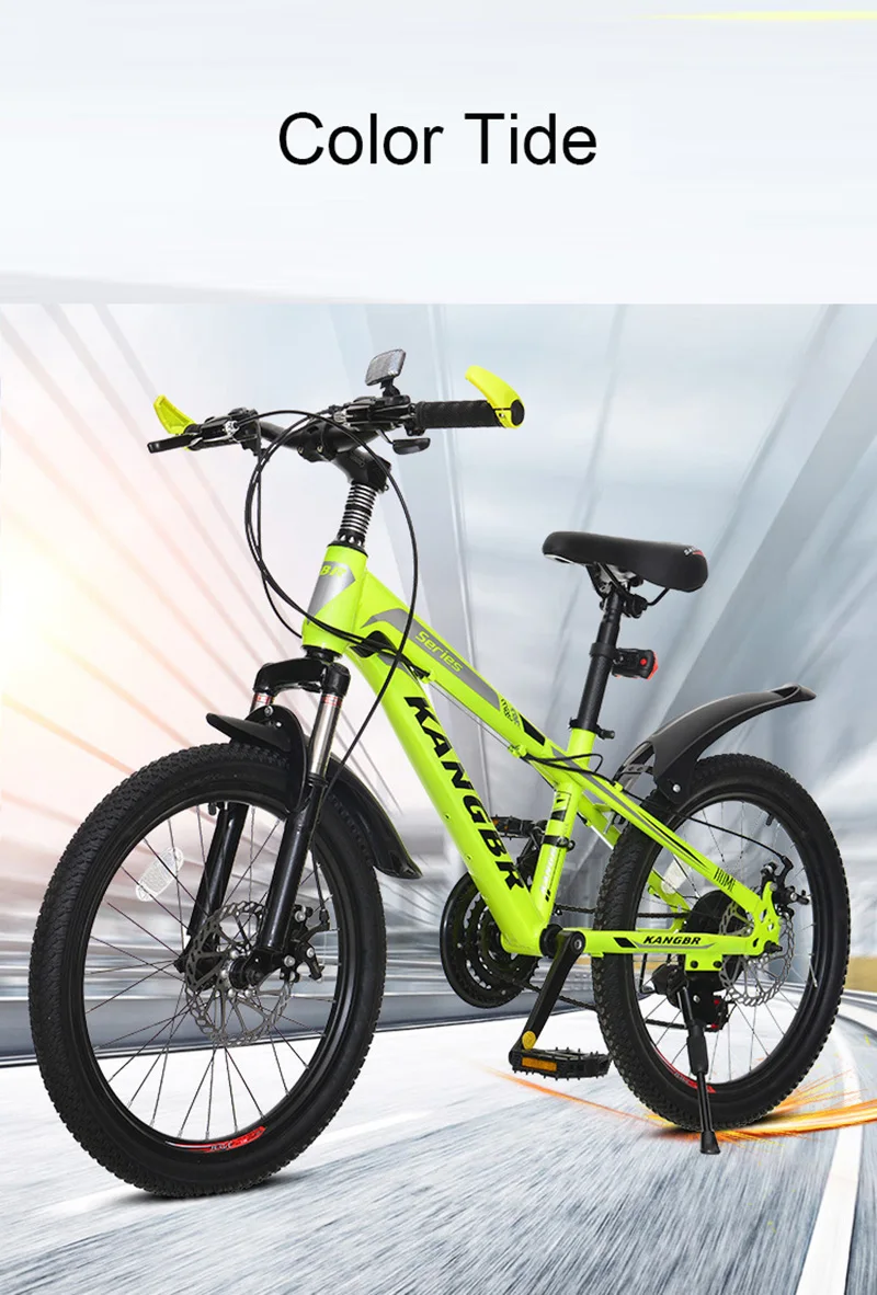 Clearance 22-Inch Youth Speed Change Disc Shock Absorber Mountain Bike Primary And Secondary School Students Adult Mountain Bike 0