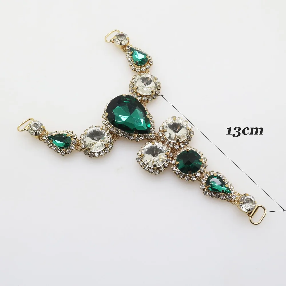 Металлическая обувная цепочка 13*9 5 см украшение Стразы модные роскошные