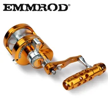 Полный металлический барабан снасти колеса троллинговая катушка 7+ 1BB рыболовное колесо двухскоростная H-4.5: 1, L-2.5: 1 морская Рыболовная катушка Наживка кастинговая катушка