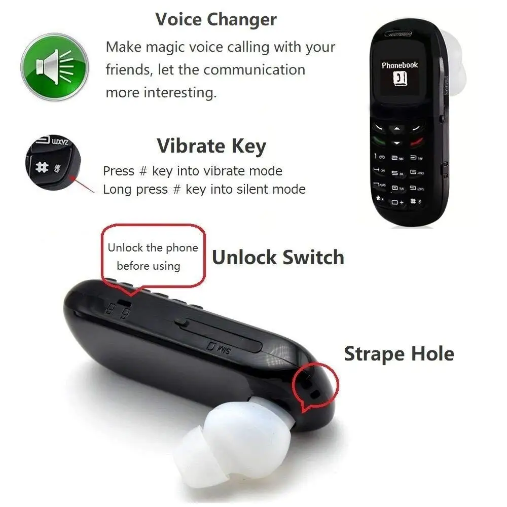 GTStar L8Star BM70 мини гарнитура Bluetooth для телефона 0 66 дюймов разблокированный