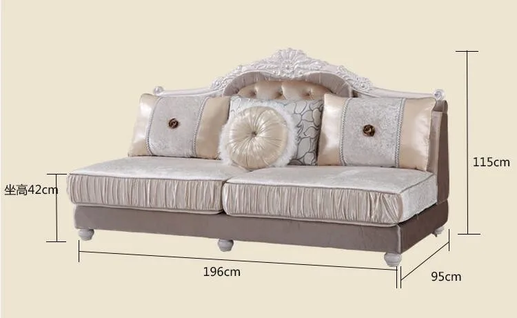 Мебель для гостиной современная ткань диван Европейский секционные диван 10258