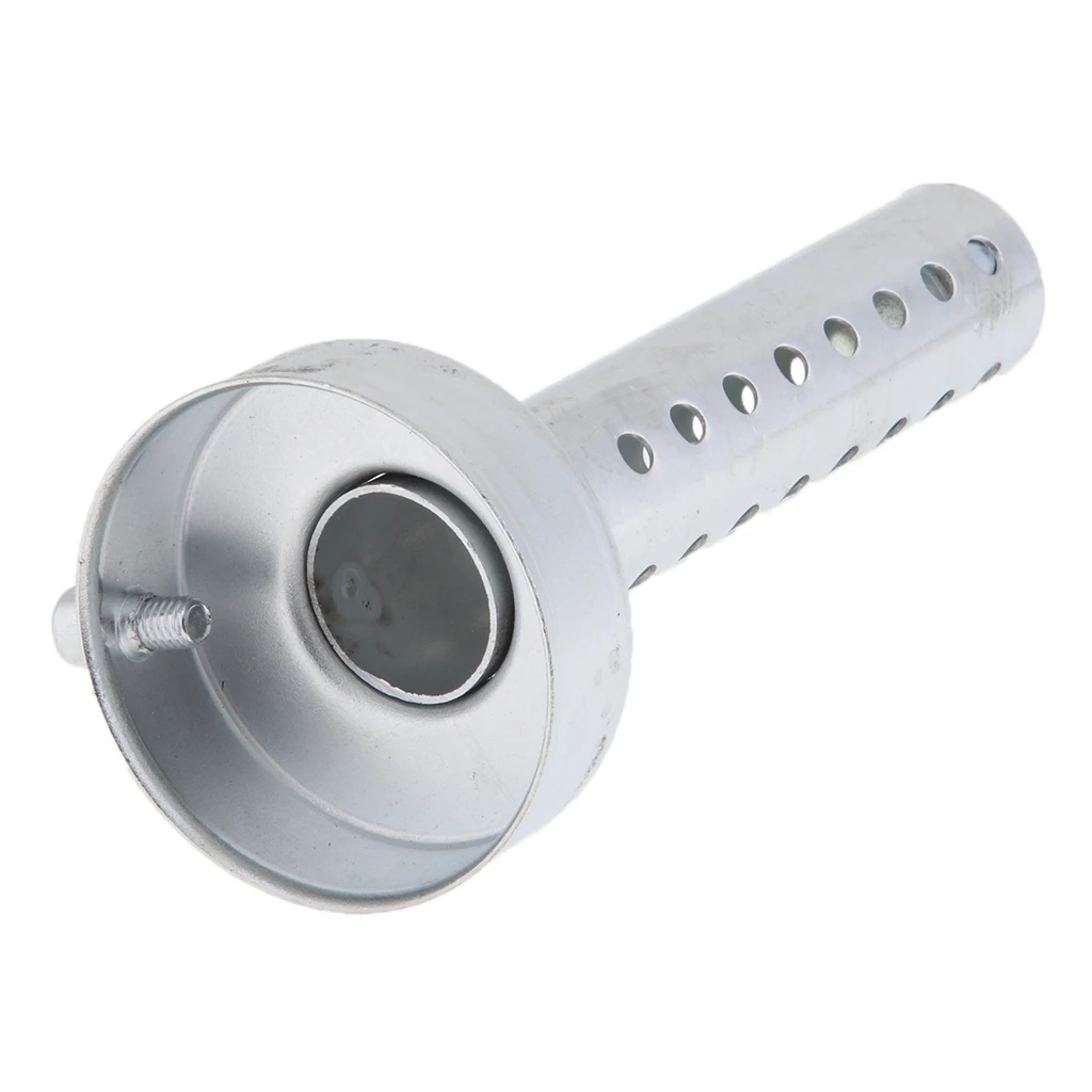 1 Pcs 60mm Silver Universal Motorcycle Exhaust Muffler Insert Baffle Can Removable Fit 60- 63 mm Round Tip Mufflers
