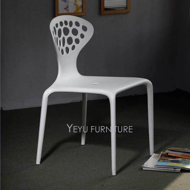 modern design stackable plastic outdoor cafe chair simple design