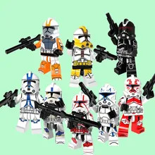 CZHY 8 pcs Star Wars Clone Trooper Figura Stormtrooper Tijolos de Bloco de Construção Melhor Coleção Modelo Brinquedos de Presente Para Crianças PG8078