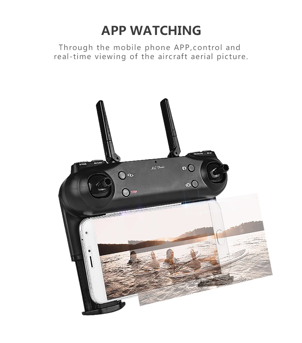 Радиоуправляемый Дрон с Wi Fi FPV 1080P камерой Квадрокоптер время полета 22 минуты