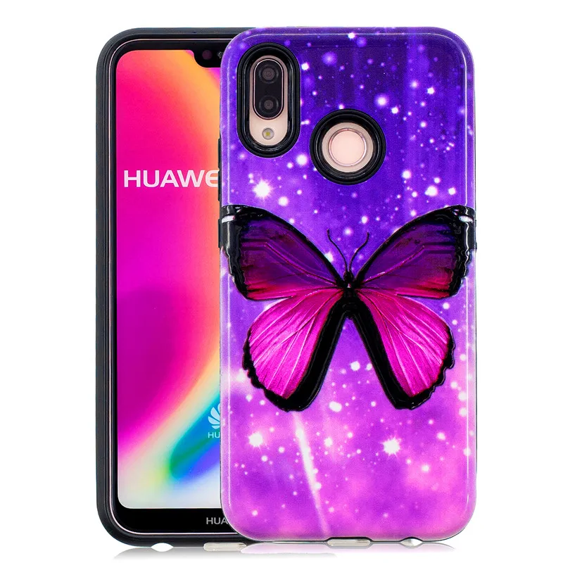 

Huawei P20 Lite P20Lite Case 3D Relief Cartoon Anime TPU+PC Back Cover Case for Huawei P20 Lite ANE-LX1 ANE-L21 ANE LX1 L21